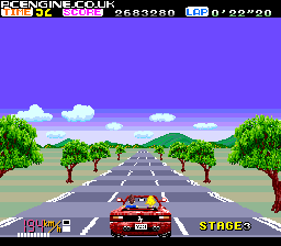 Out Run The Pc Engine Software Bible - Creative Geometric Design - HD