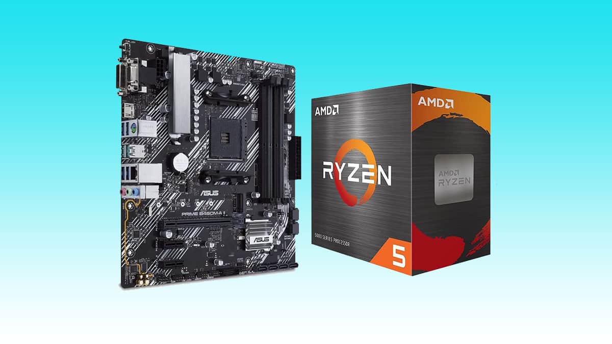 Ryzen 5 CPU And Gaming Motherboard Bundle Perfect For Beginner PC Bundle 