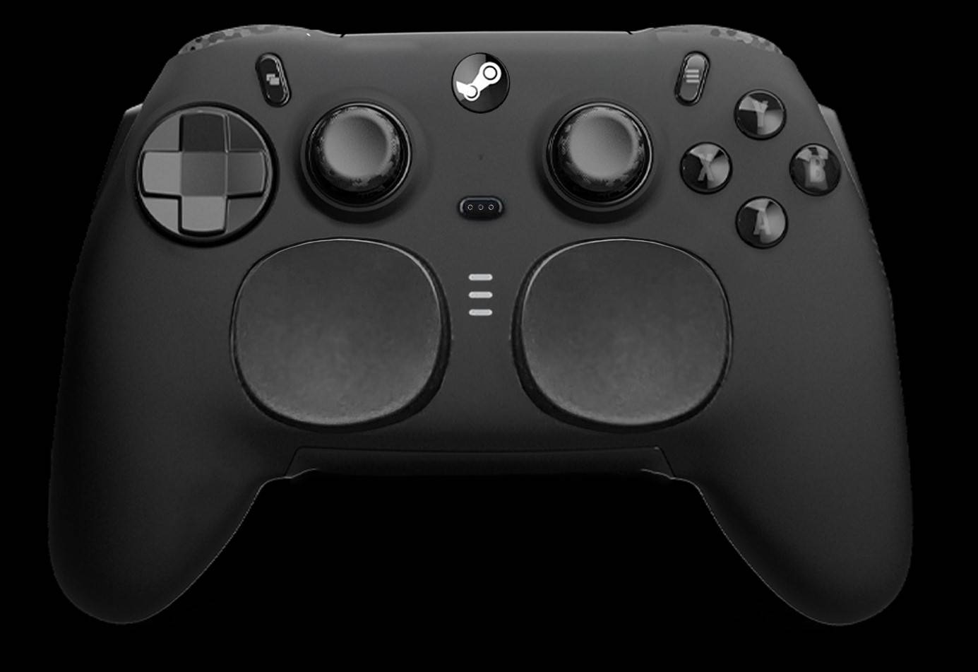 Steam Controller An Intelligent Tactile Joystick With Traditional Steam Controller 2 Mock Up 