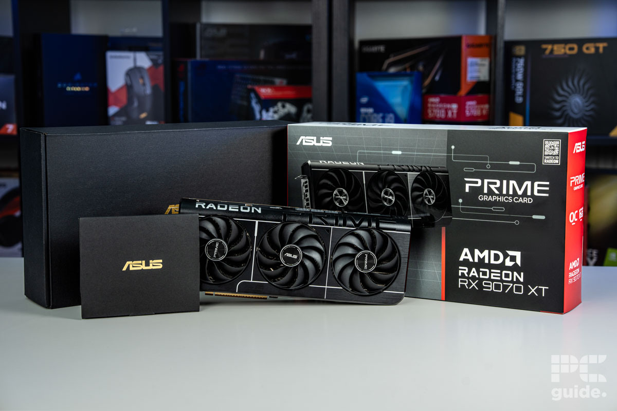 Best GPUs For Ryzen 7 7700X In 2026 Our Top Picks Tested And Reviewed ASUS Prime RX 9070 XT OC Box Contents Image By PC Guide 