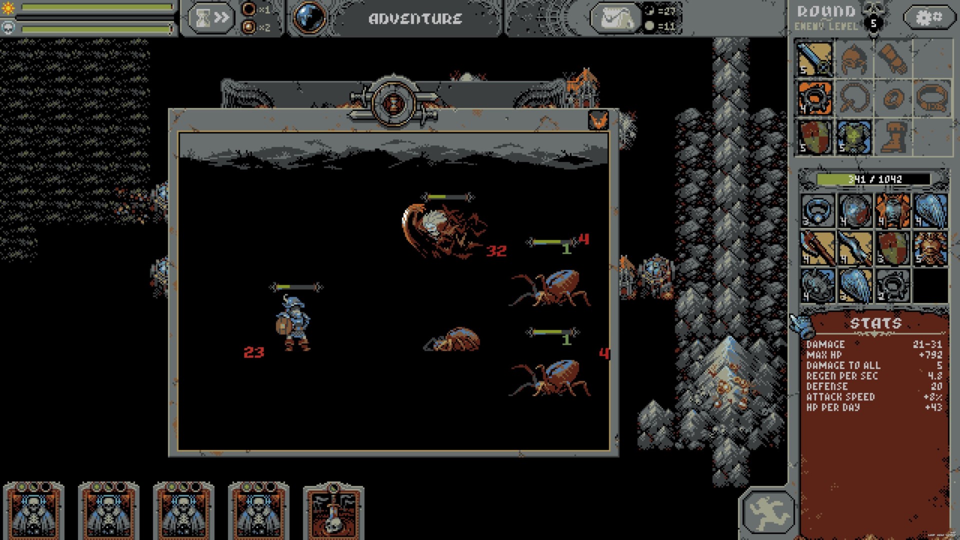 Loop Hero Preview Circle Of Life And Death Pc Invasion Farm Hero.