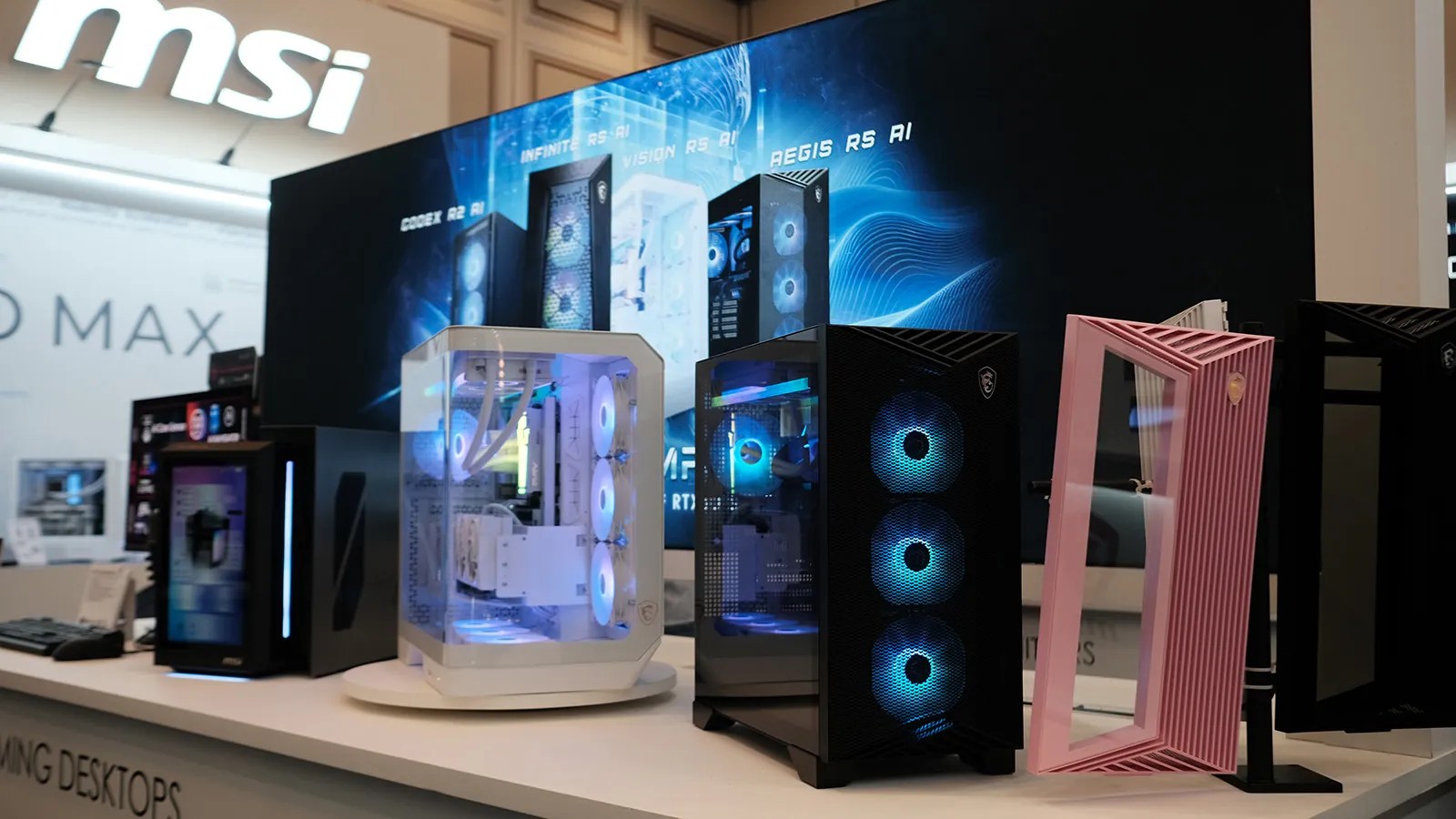 UMVA MSI UNLEASHES GAMING BEASTS CES 2026 WILL NEVER BE THE SAME MSI Vision Aegis AI PCs 