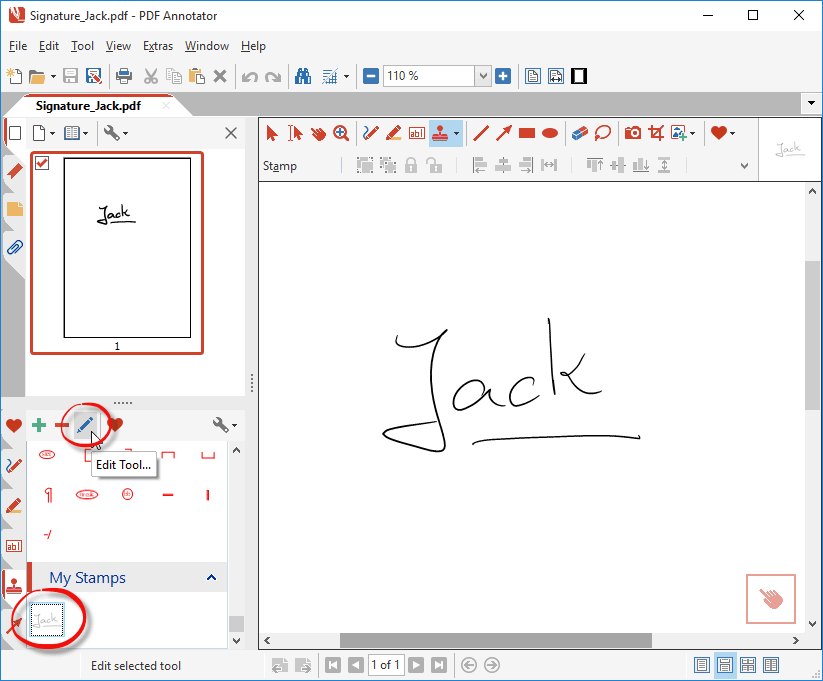 Find the “signature” section and click to open it. How To Create A Signature Stamp From A Scan Pdf Annotator