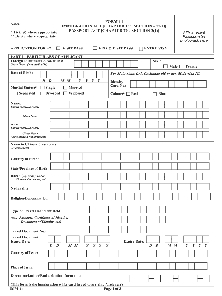 Singapore immigration card pdf
