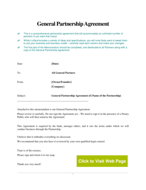 Partnership Agreement Template Word Fill Online Printable Fillable Blank Pdffiller