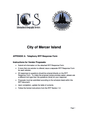 26 Printable Winning Rfp Response Examples Forms And Templates Fillable Samples In Pdf Word To Download Pdffiller