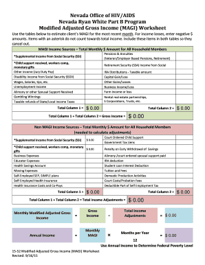 Fillable online 15-52 magi worksheet fax email print