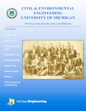 Fillable Online Cee Engin Umich Civil Amp Cee Engin Umich Fax