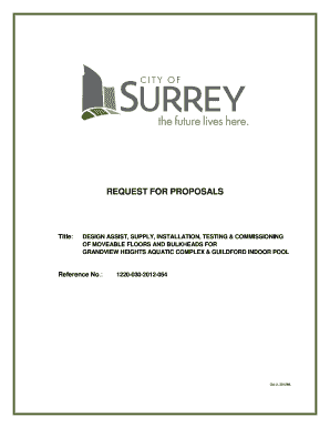 19 Printable Construction Rfp Template Forms Fillable Samples In Pdf Word To Download Pdffiller