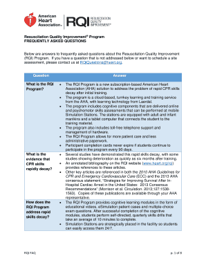 Fillable online heart resuscitation quality improvement program fax email print