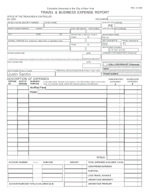 28 Printable Expense Report For Office Use Forms And Templates Fillable Samples In Pdf Word To Download Pdffiller
