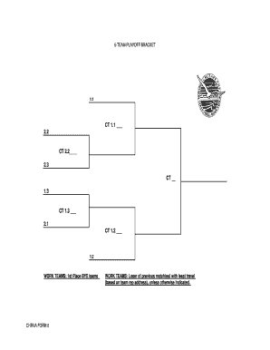 Loser of previous match(es) with least travel (based on team rep address), unless otherwise indicated. Tournament Sheet 6 Team Fill Online Printable Fillable Blank Pdffiller