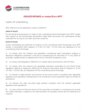 Letter Of Undertaking Pdffiller Com Fill Online Printable Fillable Blank Pdffiller