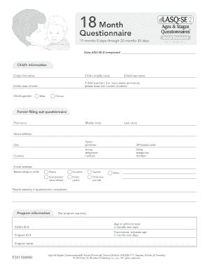 Does your child turn the pages of a book by herself? 4 Month Asq Fill Online Printable Fillable Blank Pdffiller