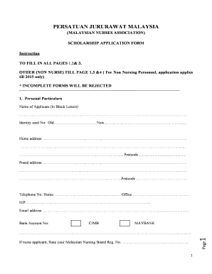 Hilmi yahaya berkata, antara kekangannya adalah pengambilan jururawat pelatih yang kecil setiap tahun, pertambahan penduduk dan. Malaysian Nurses Association Fill Online Printable Fillable Blank Pdffiller