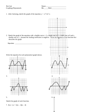 Graphing polynomials worksheet doc template