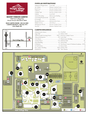 Skagit Valley College Mount Vernon Campus Map 2019 2026 Fill And Sign 758043140 