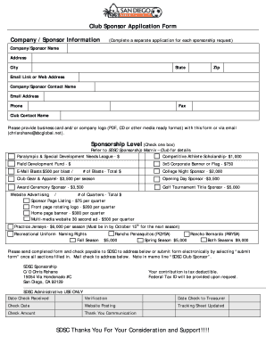 28 Printable Athletic Sponsorship Letter Forms And Templates Fillable Samples In Pdf Word To Download Pdffiller