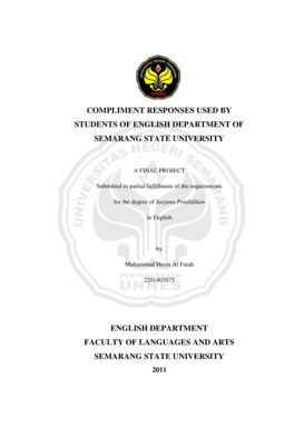 Fillable Online Lib Unnes Ac Compliment Responses Used By Lib Unnes Ac Fax Email Print Pdffiller