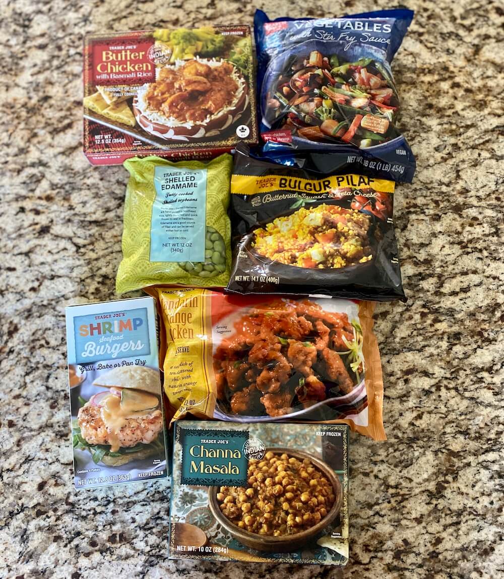 Trader Joe's frozen foods