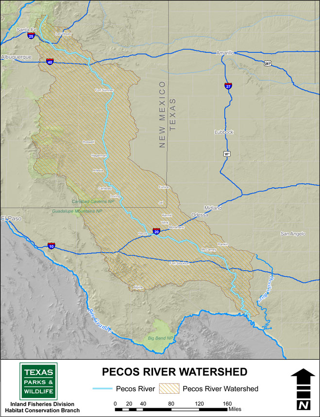 Pecos River Watershed Texas Ecological Systems Mapping Project Pecos Watershed 