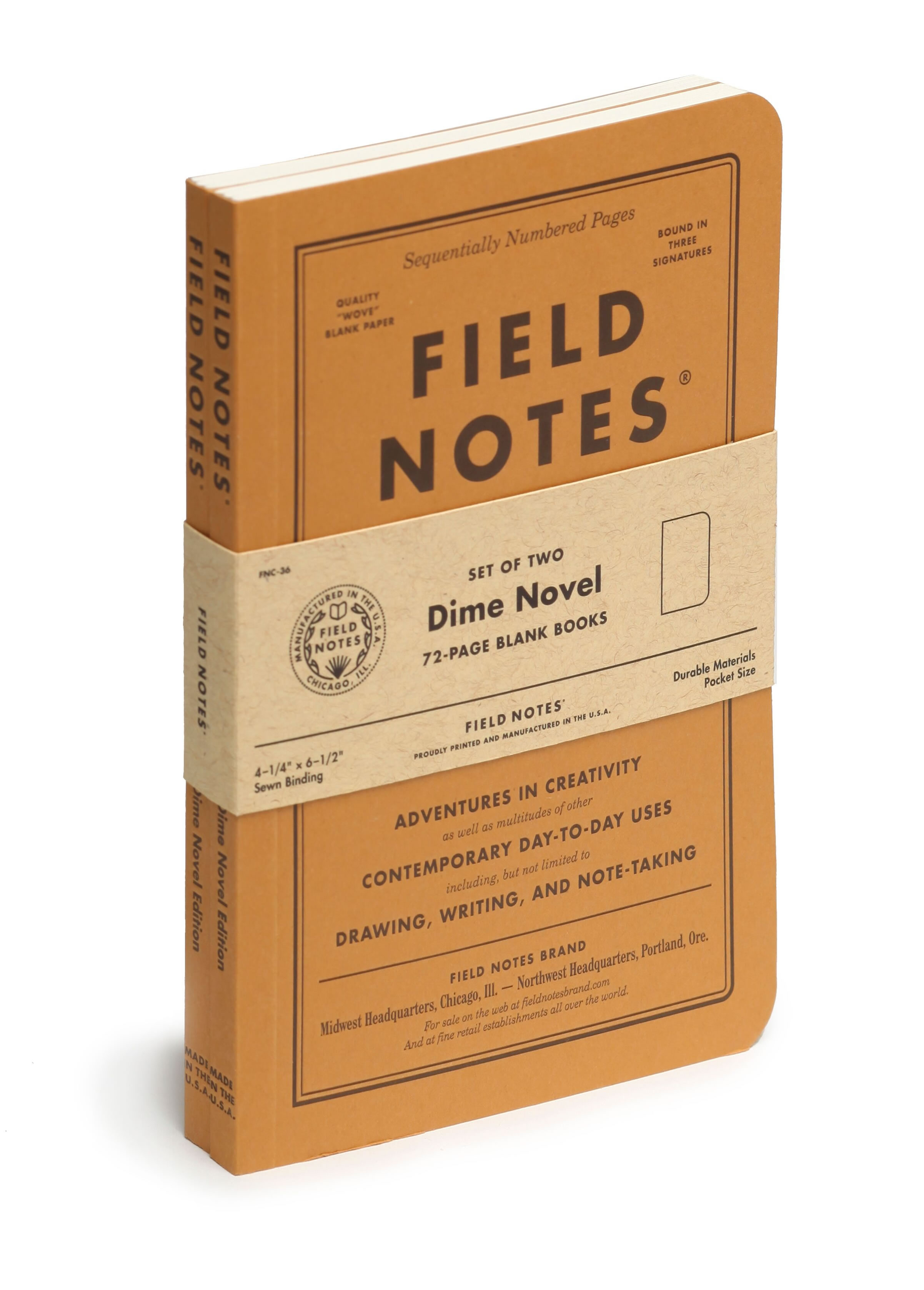 Field Notes Dime Novel Fall Edition 2017 Pen Chalet