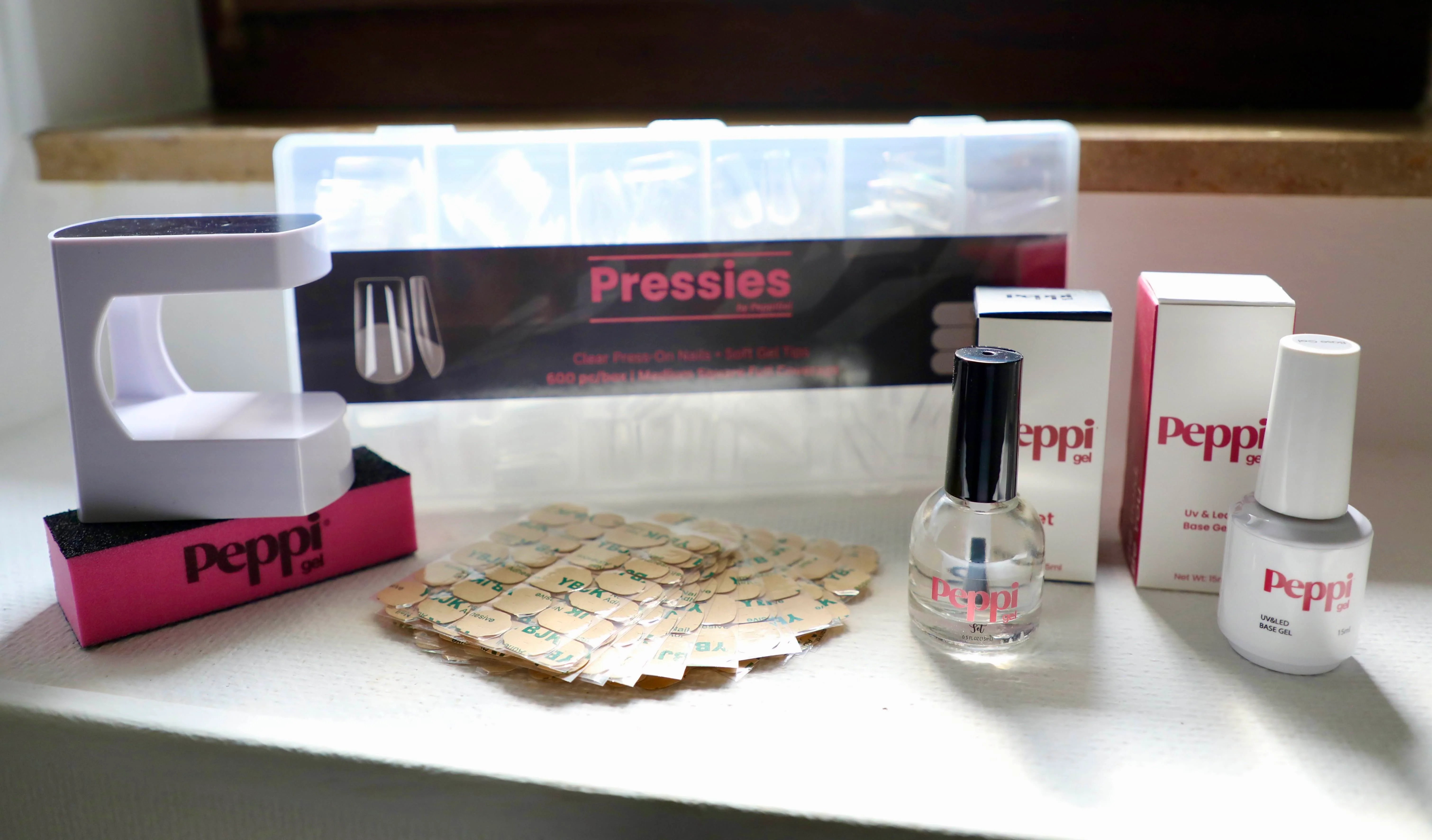 Soft Gel Clear Press On Starter Kit Peppi Gel