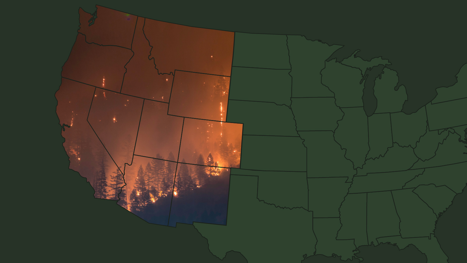 PERC Wildfire Risk Map PERC Cover Image 