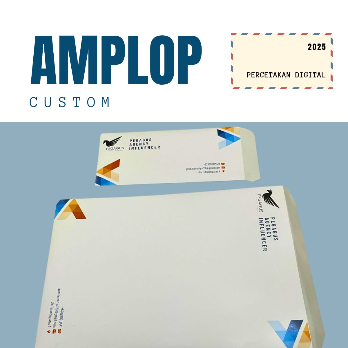 amplop custom