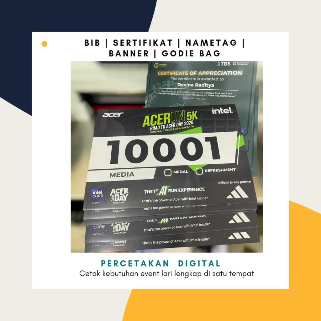 cetak nomor bib