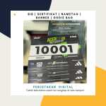 Cetak Nomor BIB hingga Sertifikat Event Lari di Percetakan Digital