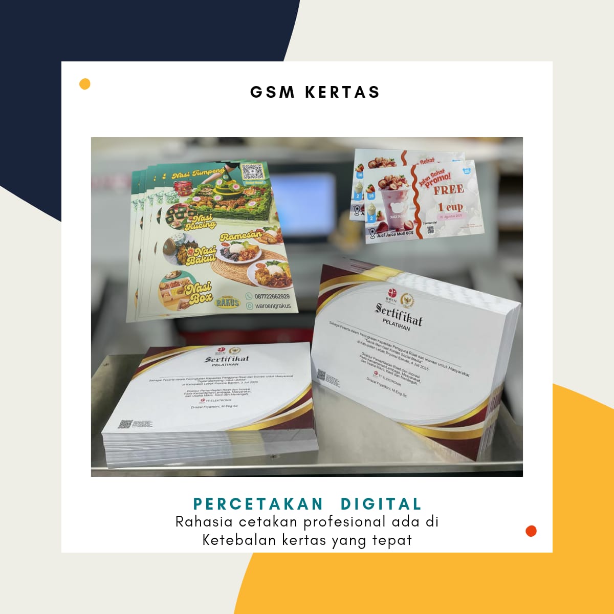 gsm kertas