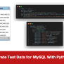How To Generate Test Data For MySQL With Python