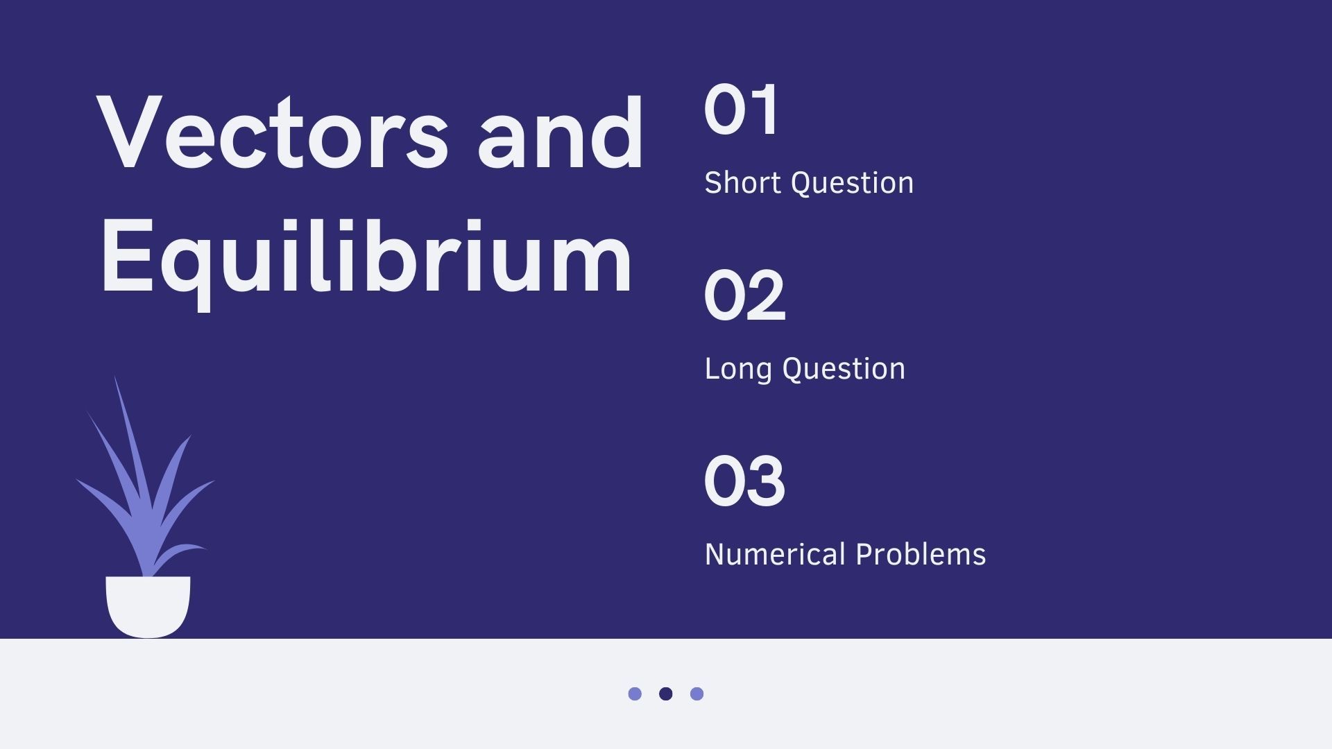 Physics Class 11 Notes Vectors And Equilibrium Chapter 2