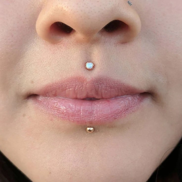 Lip Piercing results in dubai