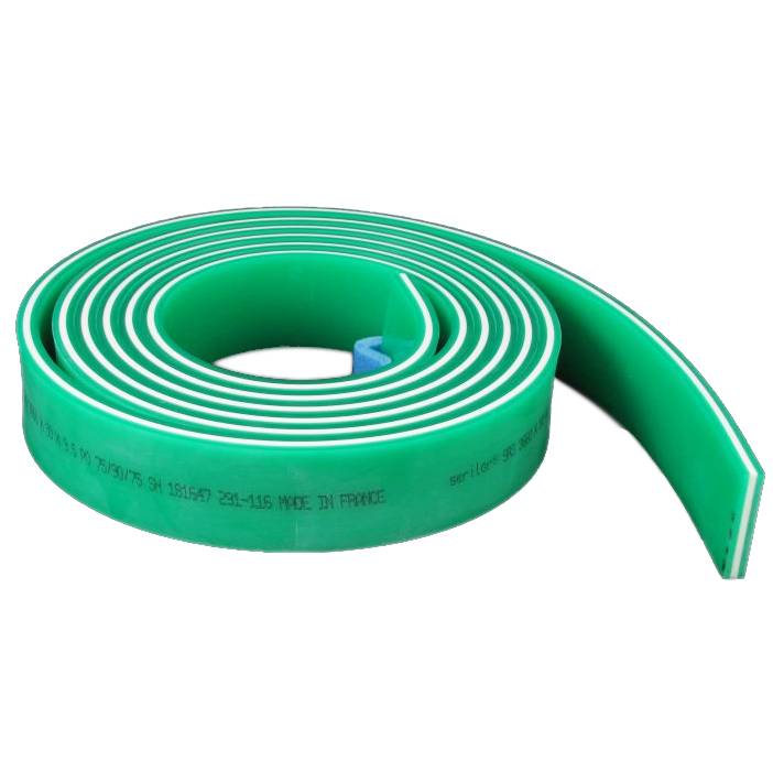FIMOR Serilor™ SR3 Squeegee Medium 75/90/75 Durometer Green/White/Green - Sold by Inch | Wholesale Screen Printing Supply NJ