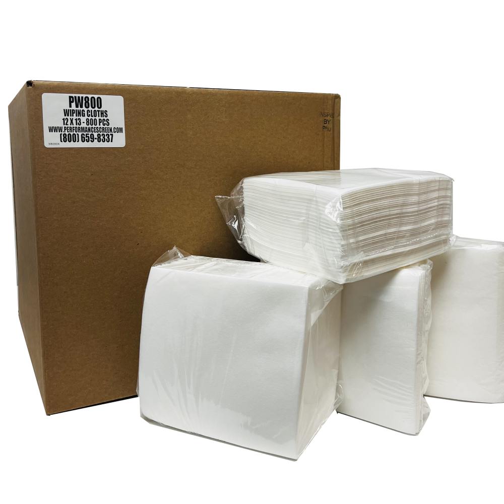 Wiping Clothes 12x13 Quarter Folded 800 Sheets/box | Wholesale Screen Printing Supply NJ