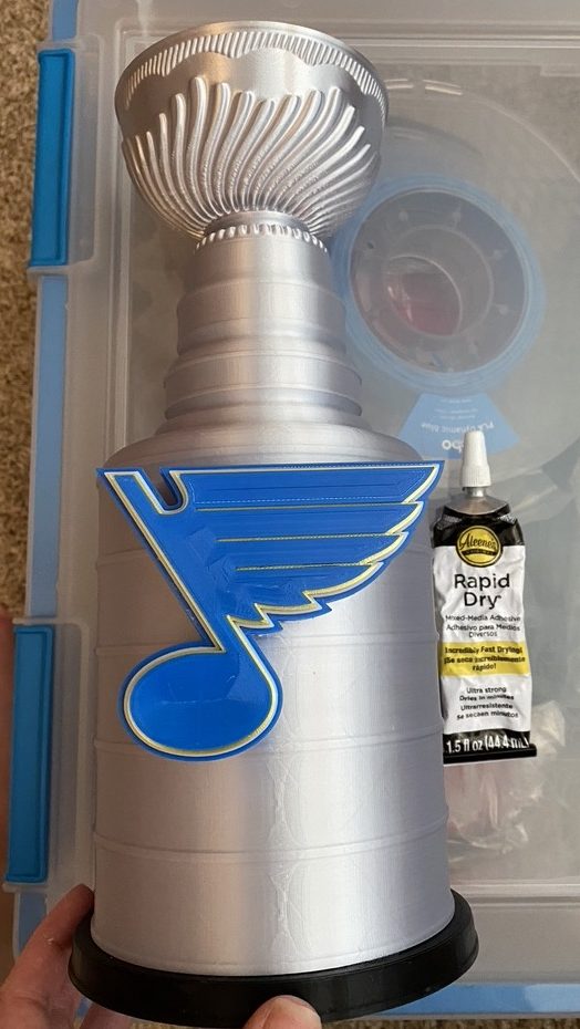 St. Louis Blues Mickey and the Stanley Cup #fusionink