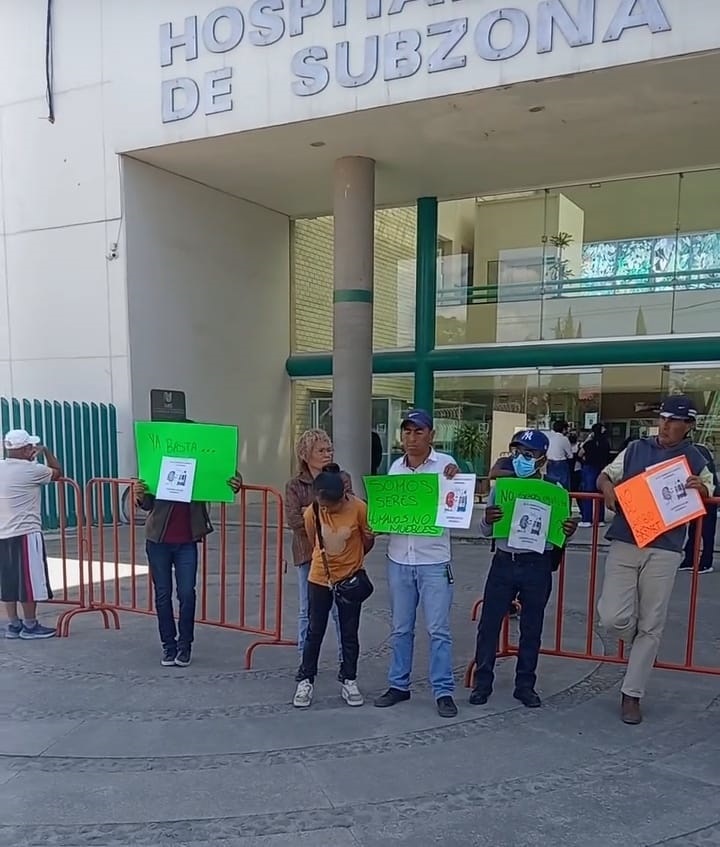 Exigen pacientes del IMSS de Tizayuca, ser atendidos de hemodiálisis en Pachuca