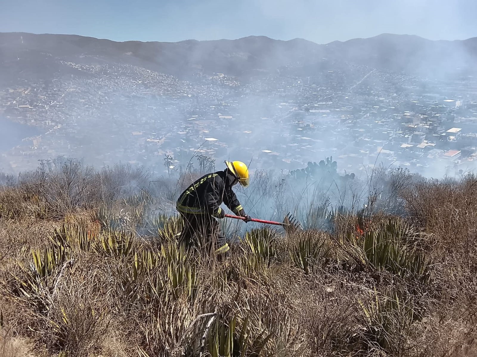 Afectadas 1,380 hectáreas por cinco incendios forestales; dos en Pachuca