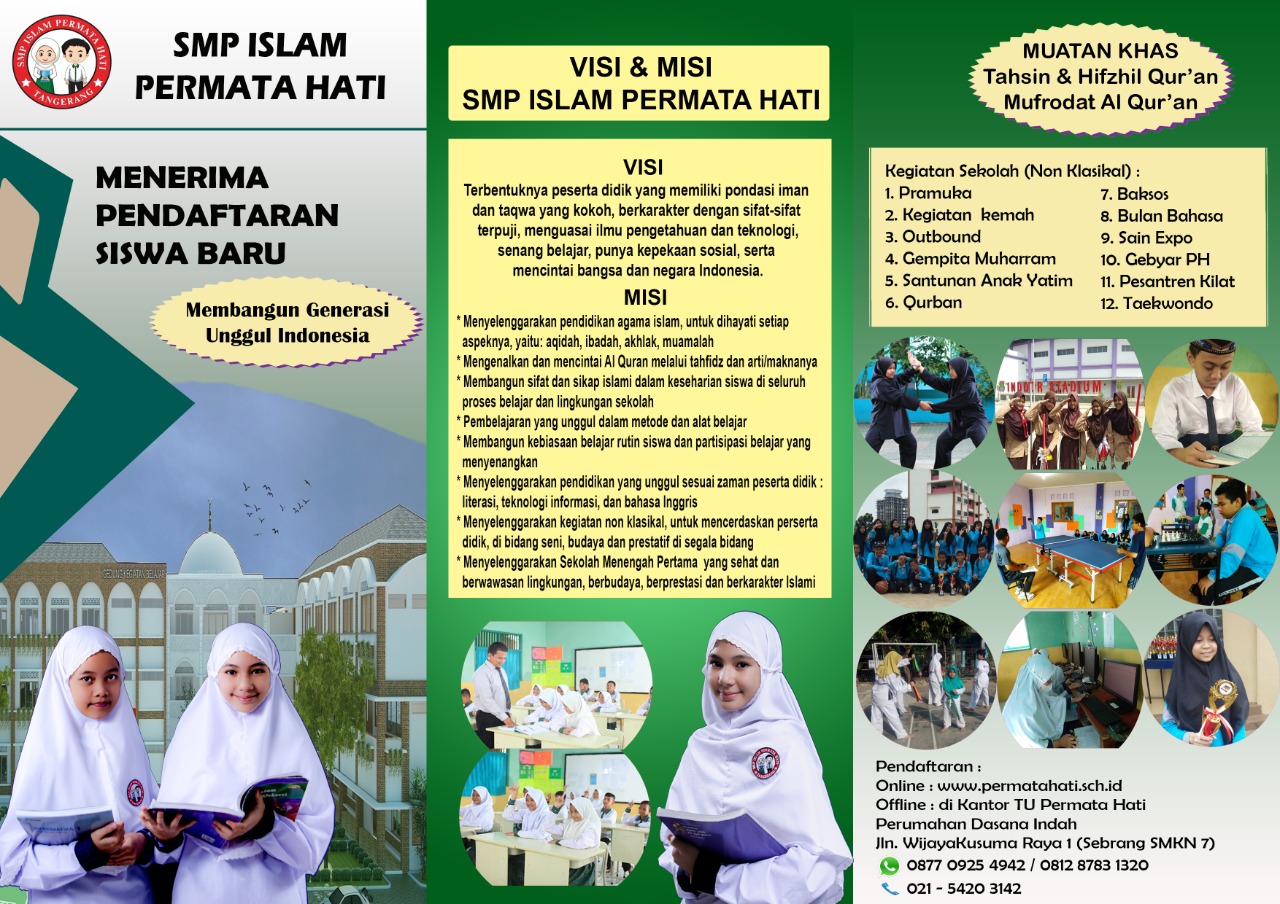 SEKILAS PERJALANAN – YAYASAN PENDIDIKAN PERMATA HATI – Sekolah Islam Permata  Hati