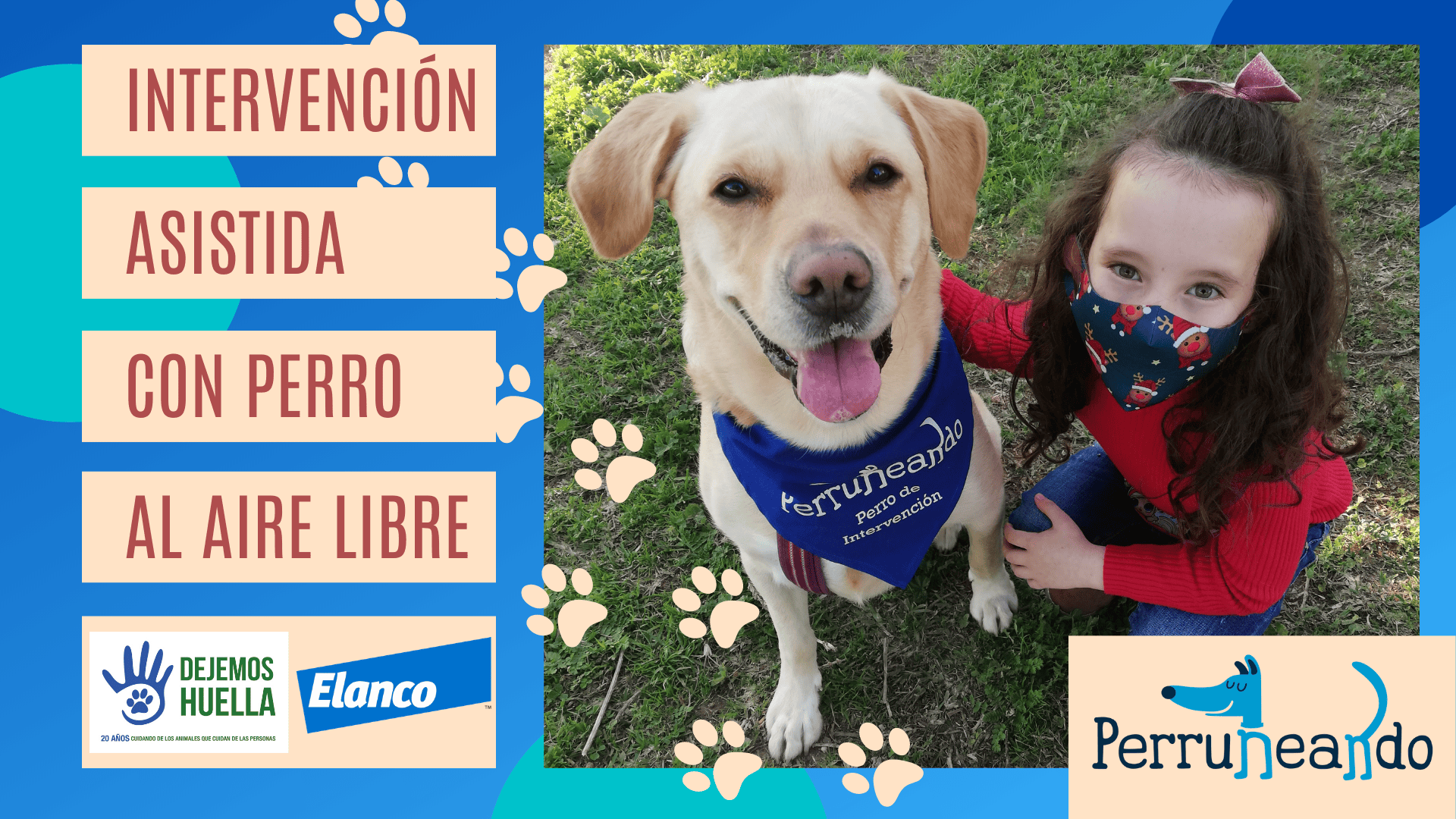 Intervenciones Asistidas con Perros al aire libre