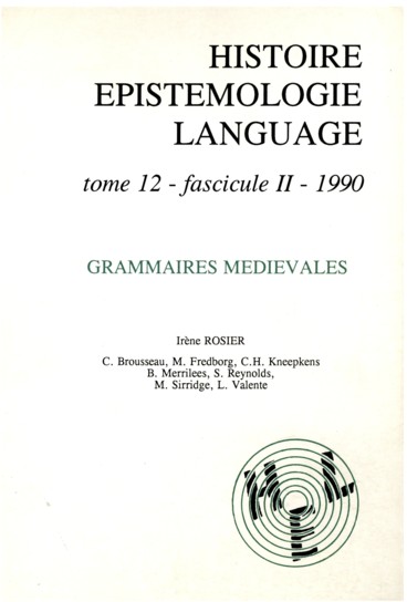 Can Est Be Used Impersonally, A Clue To The Understanding Of The Verbum Substantivum - Persée 544_x_368_jpg