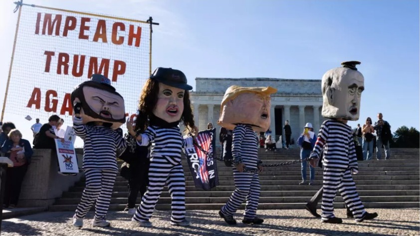 “No Kings”: Masiva protesta contra Trump reúne a manifestantes en todo Estados Unidos