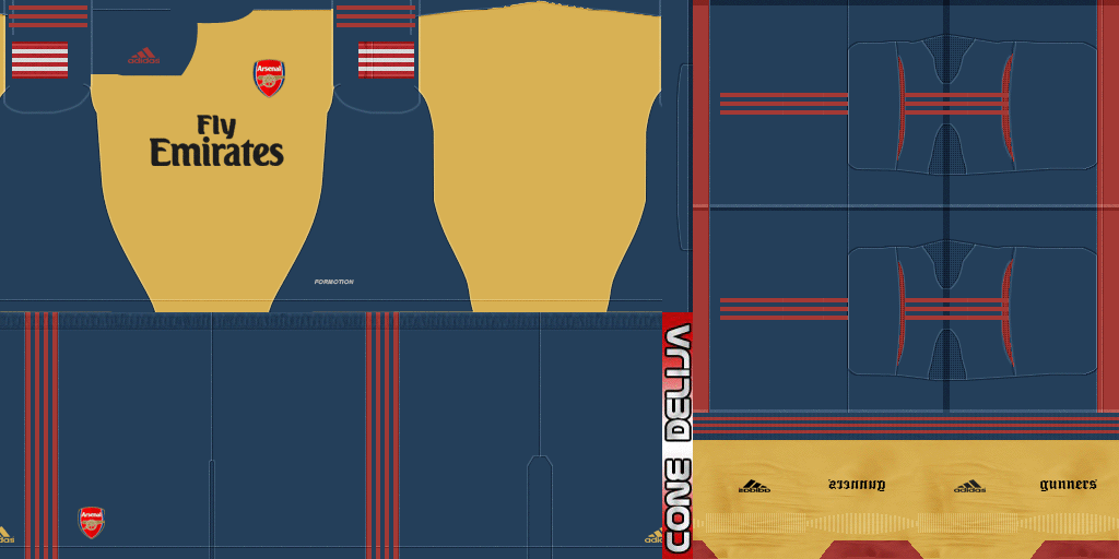 Pes 2013 Fantasy Adidas Arsenal Kits By Cone Delija