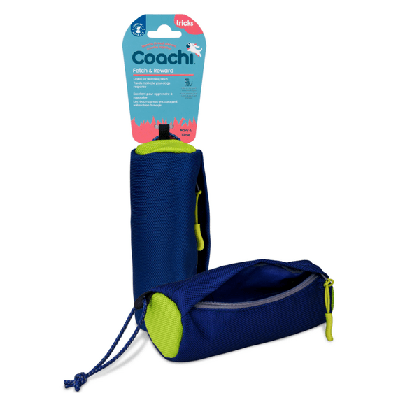 Coachi Fetch & Reward Navy and Lime