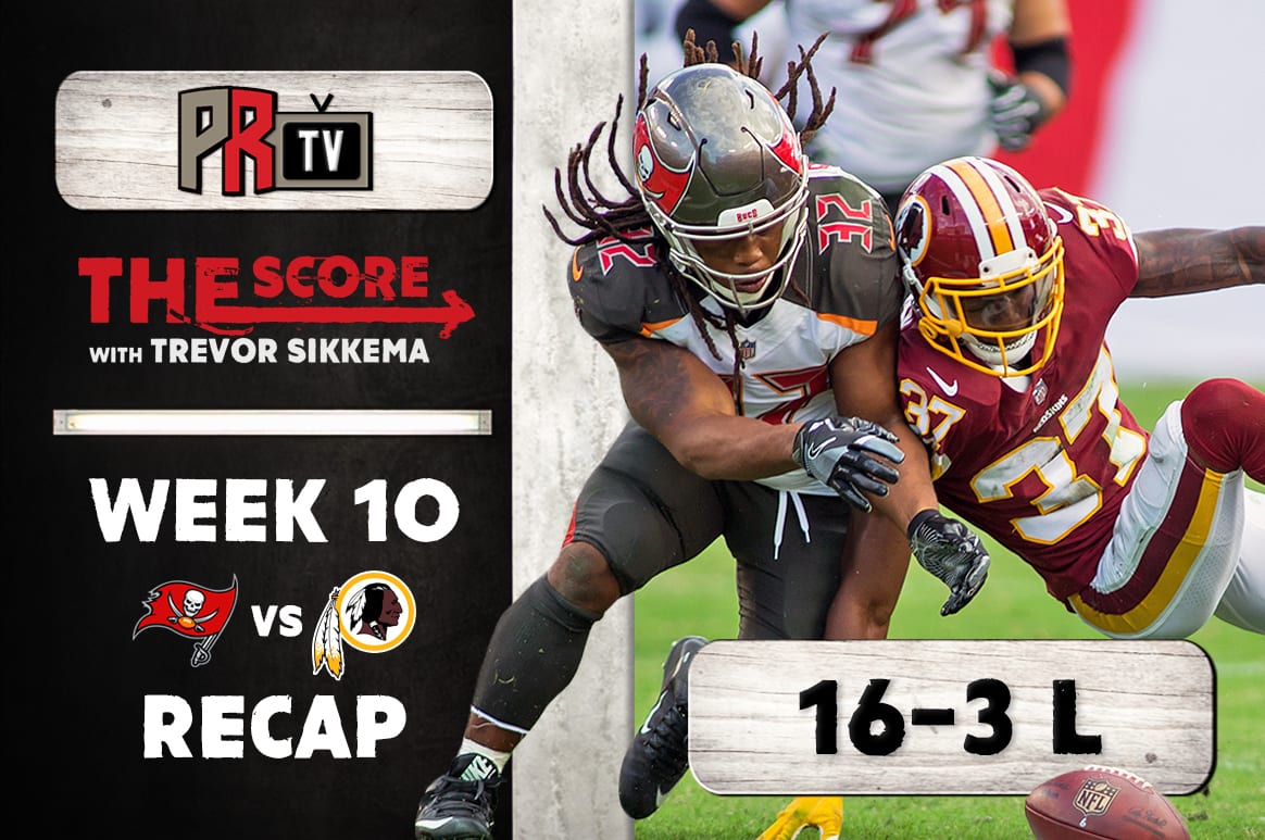The Score Bucs Vs Redskins TheScore Week10 