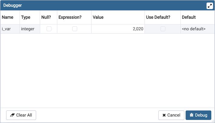 Debugger Pgadmin 4 9 9 Documentation - Colorful Illustrations - Creative High Resolution Collection