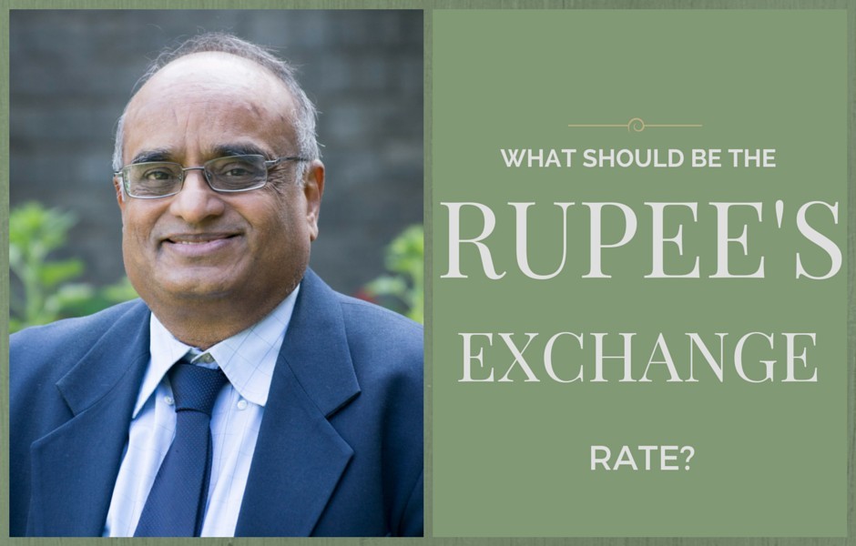 Prof R Vaidyanathan on what should be the correct exchange rate for the Rupee