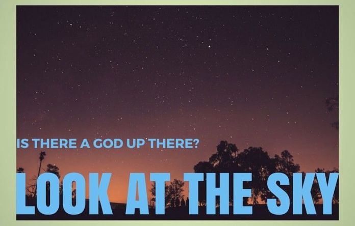 Religion Look at the sky!